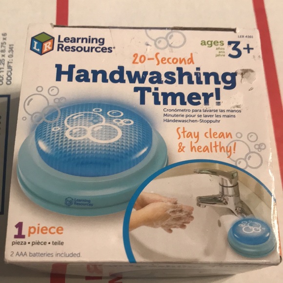 New Learning Resources 20-Second Hand washing Timer! Ages 3+ (I-9) - Picture 7 of 7